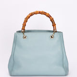 Gucci Small Bamboo Shopper Tote Light Blue