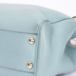 Gucci Small Bamboo Shopper Tote Light Blue