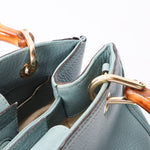 Gucci Small Bamboo Shopper Tote Light Blue