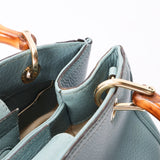 Gucci Small Bamboo Shopper Tote Light Blue