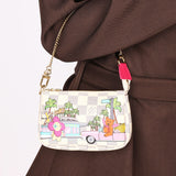 Louis Vuitton Damier Azur Christmas Animation Hollywood Mini Pochette