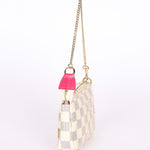 Louis Vuitton Damier Azur Christmas Animation Hollywood Mini Pochette