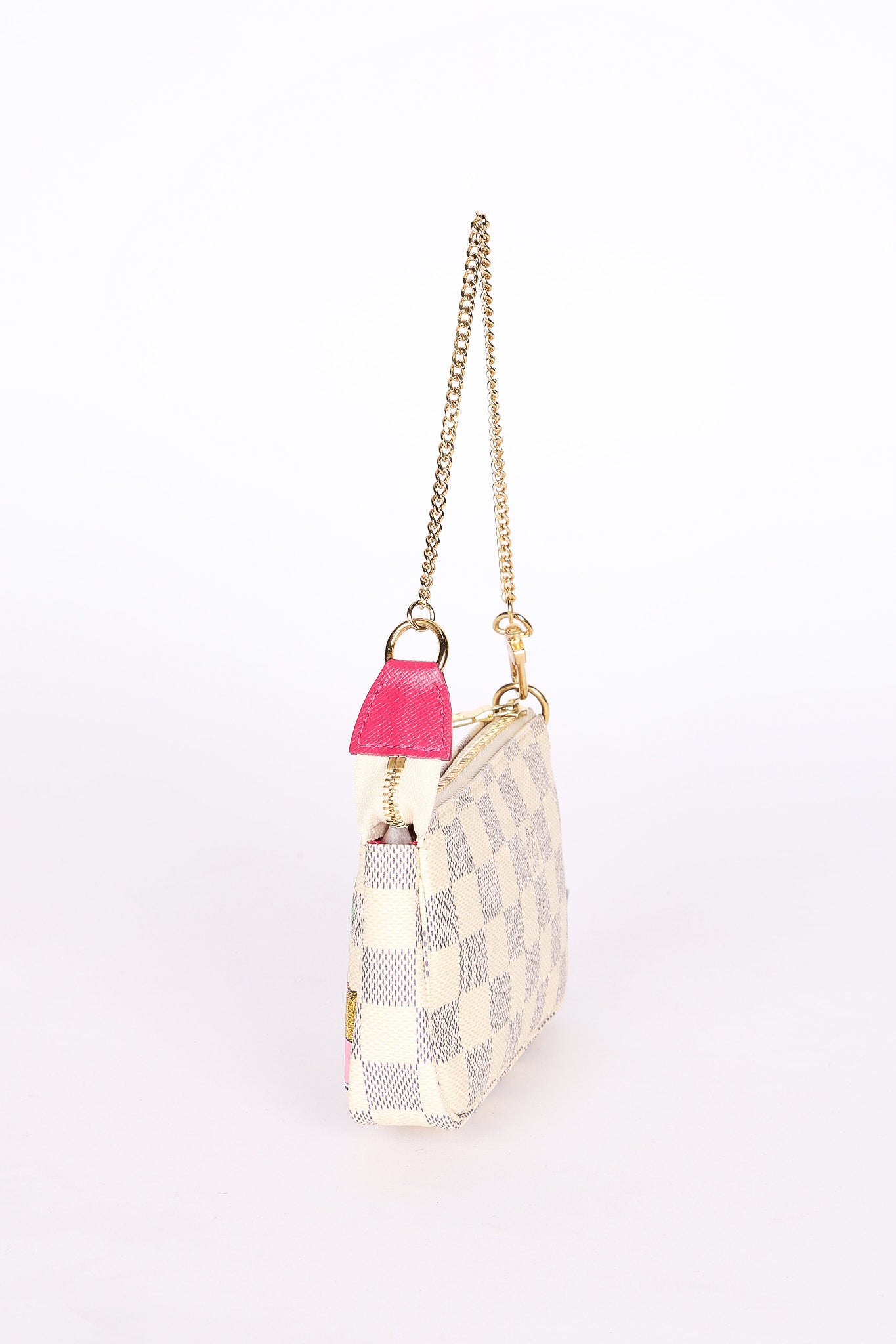 Louis Vuitton Damier Azur Christmas Animation Hollywood Mini Pochette