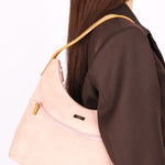 Gucci Shoulder Bag Pink Suede