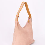 Gucci Shoulder Bag Pink Suede