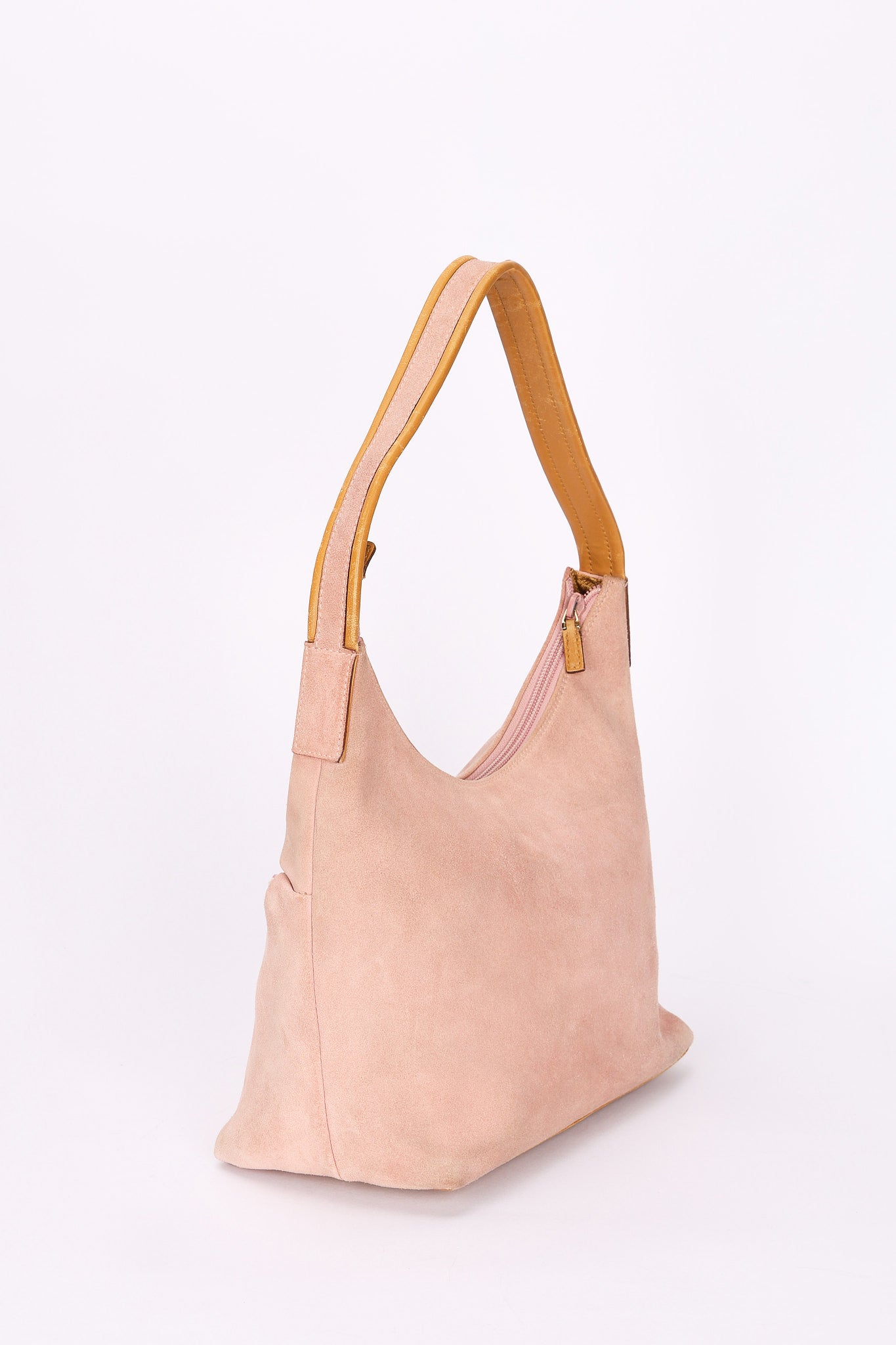Gucci Shoulder Bag Pink Suede