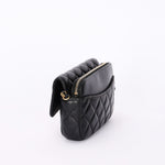 Chanel Charms Phone Case Wallet on Chain Black Lambskin AGHW