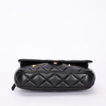 Chanel Charms Phone Case Wallet on Chain Black Lambskin AGHW