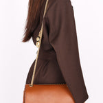 Chanel Double Flap Cognac Calfskin AGHW