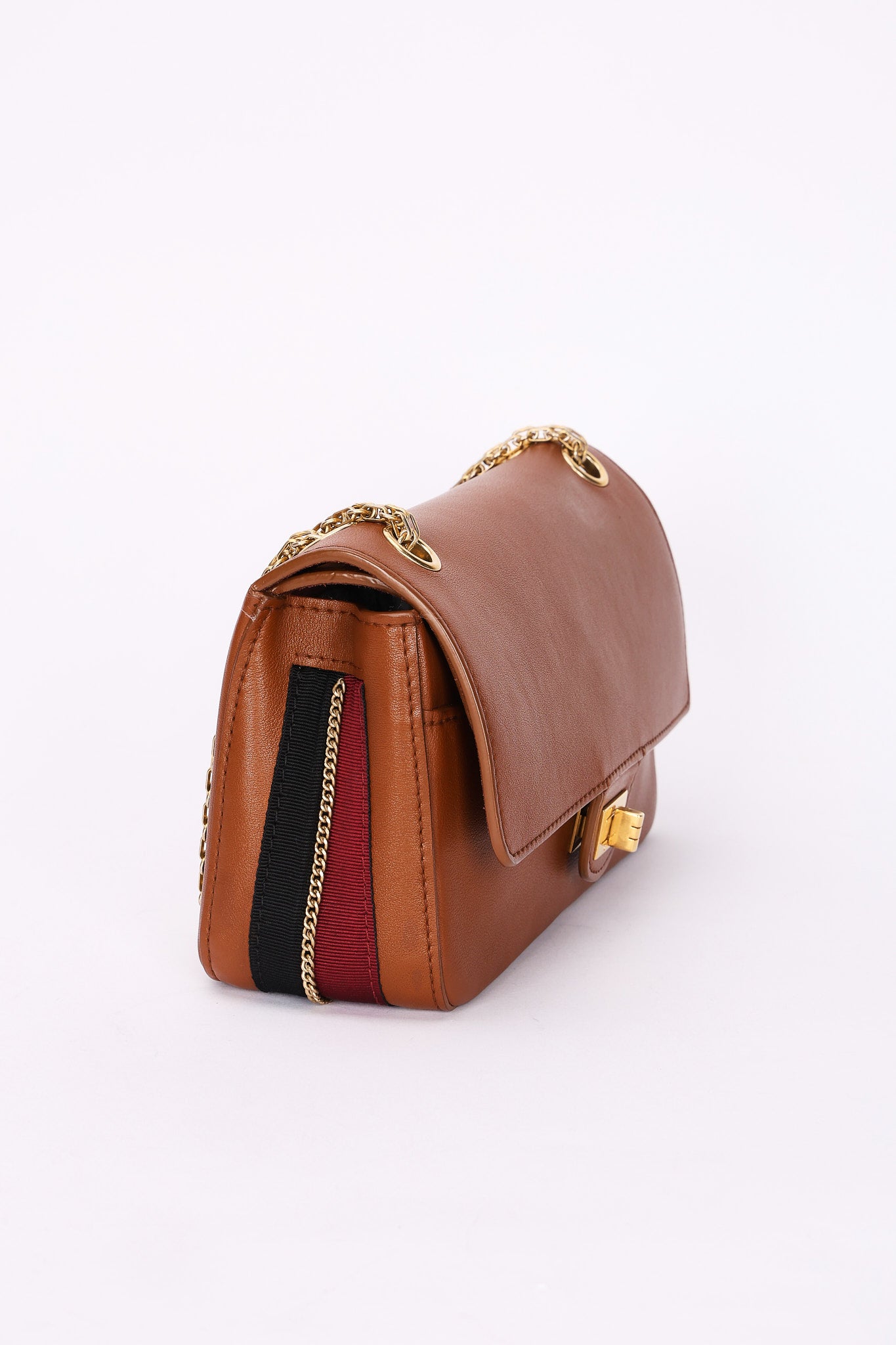 Chanel Double Flap Cognac Calfskin AGHW