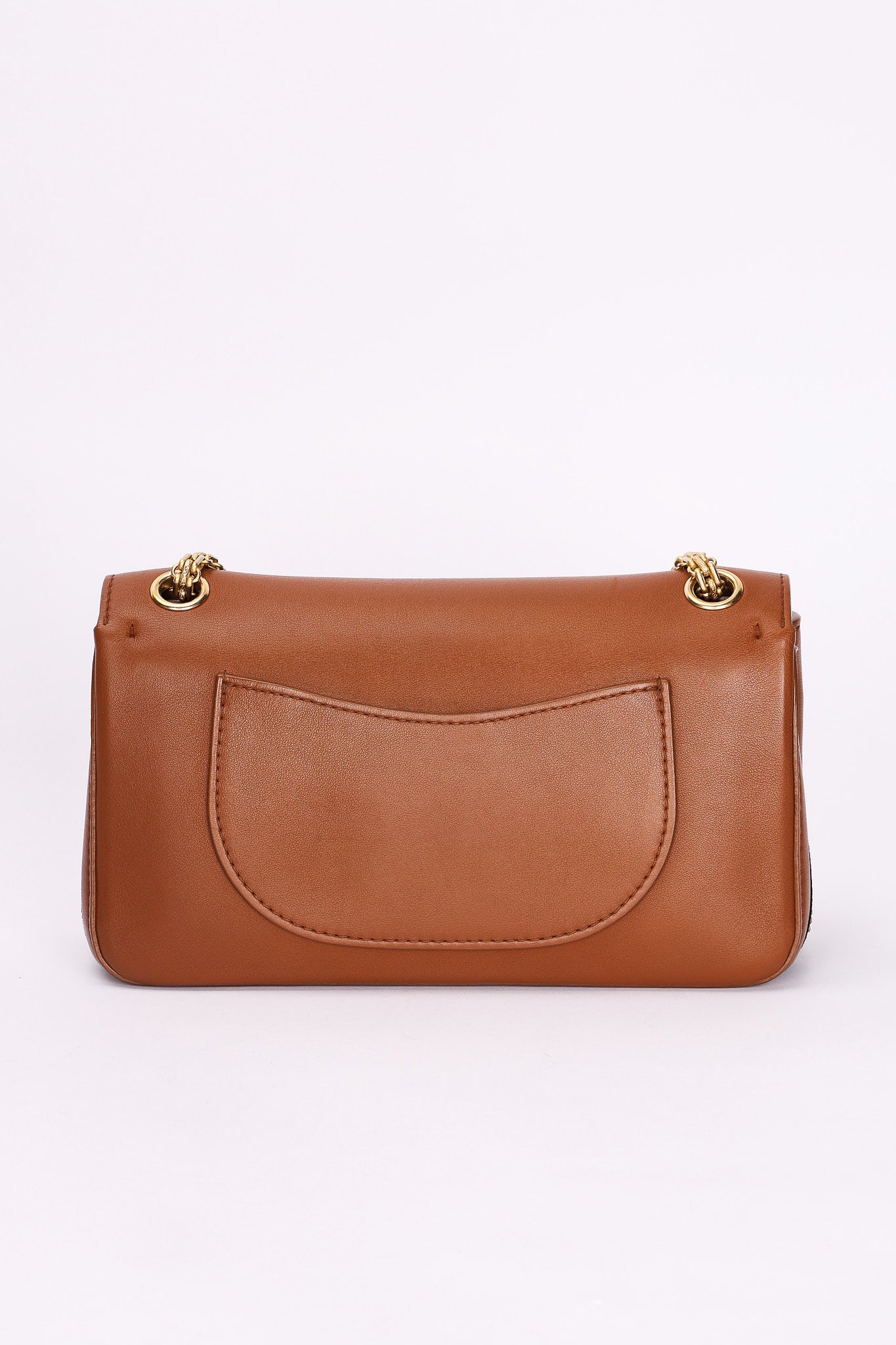 Chanel Double Flap Cognac Calfskin AGHW