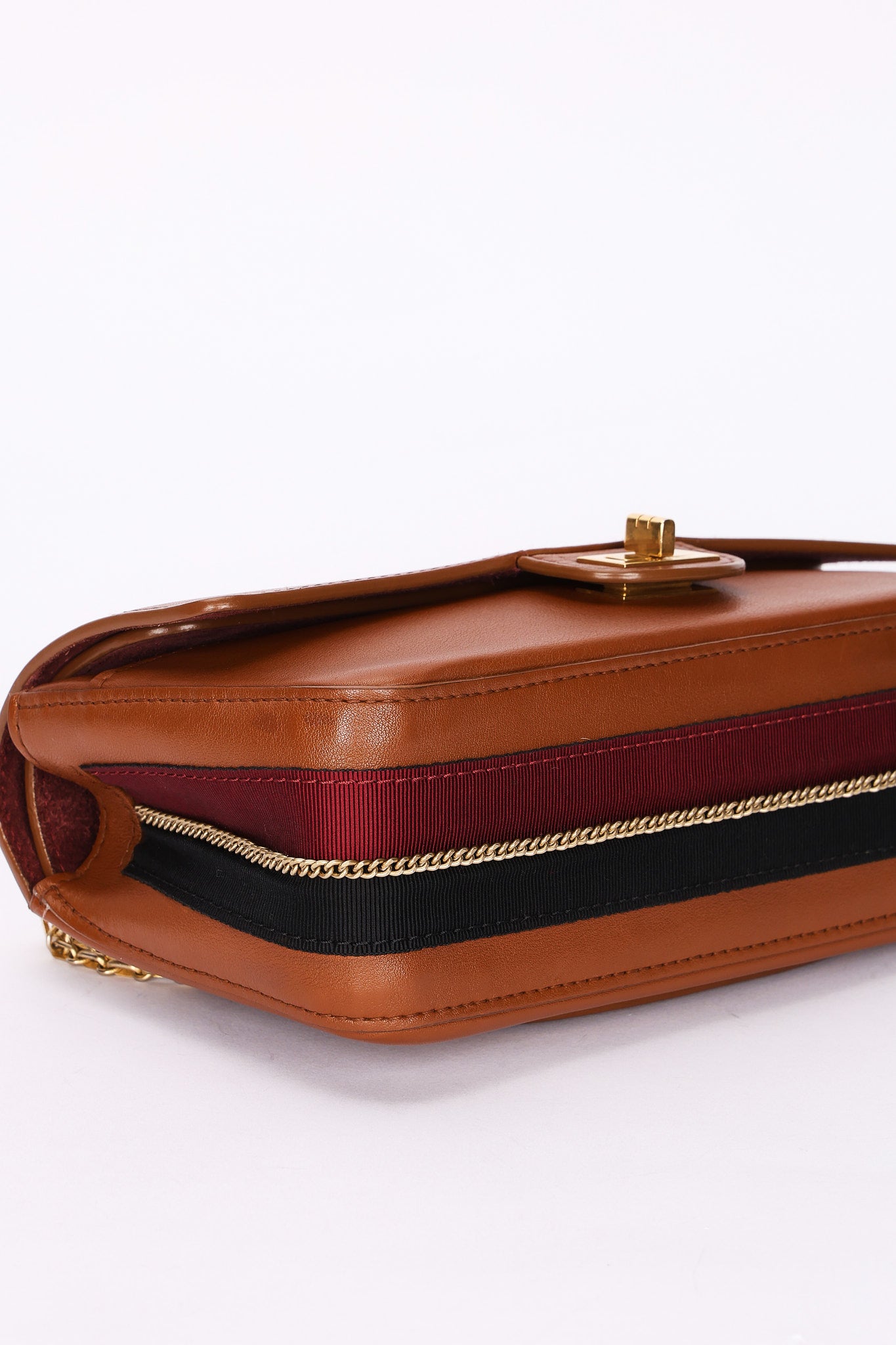 Chanel Double Flap Cognac Calfskin AGHW