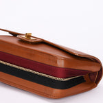 Chanel Double Flap Cognac Calfskin AGHW