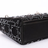 Dior Mini Lady Beaded Black Satin