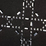 Dior Mini Lady Beaded Black Satin
