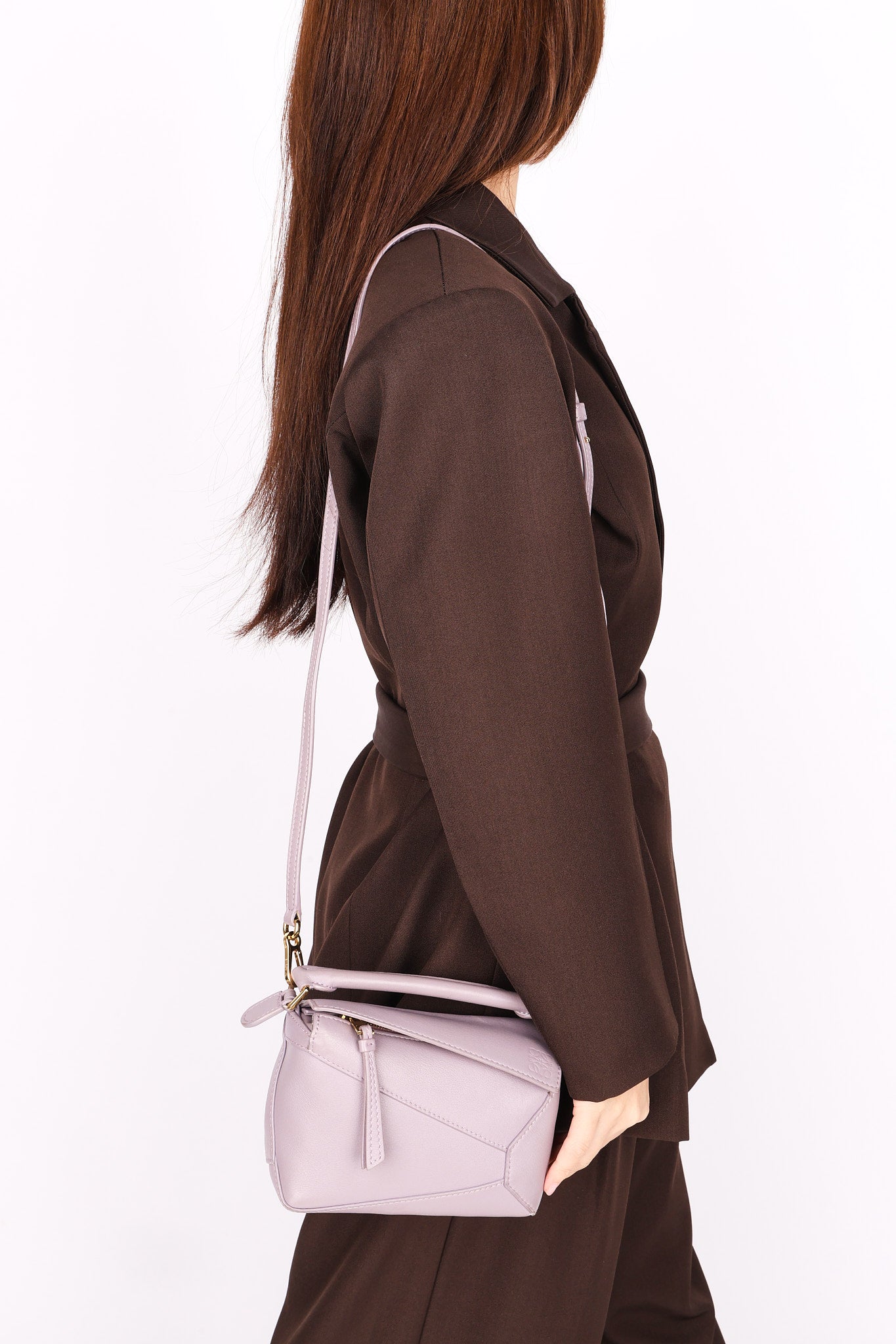 Loewe Mini Puzzle Edge Lilac