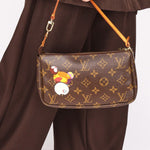 Louis Vuitton x Takashi Murakami Panda Monogram Pochette
