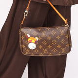 Louis Vuitton x Takashi Murakami Panda Monogram Pochette