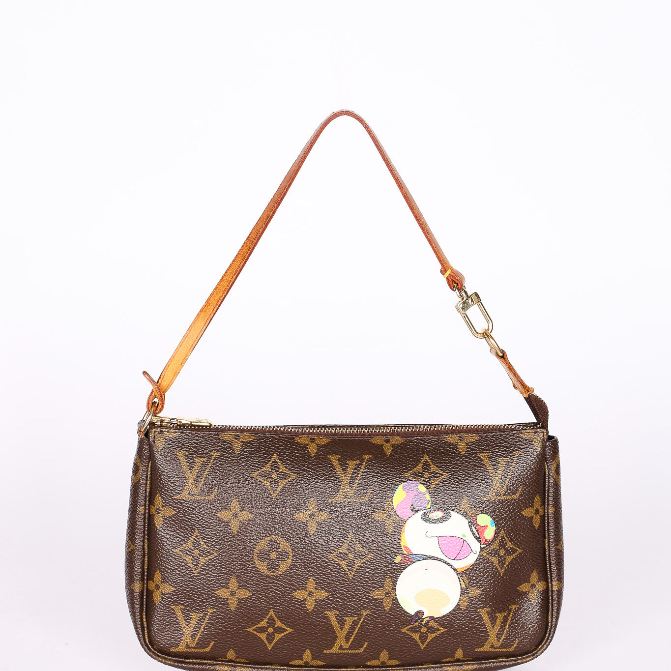 Louis Vuitton x Takashi Murakami Panda Monogram Pochette
