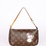 Louis Vuitton x Takashi Murakami Panda Monogram Pochette