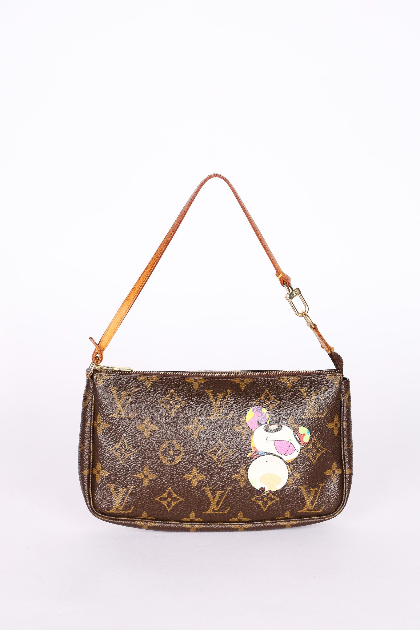 Louis Vuitton x Takashi Murakami Panda Monogram Pochette