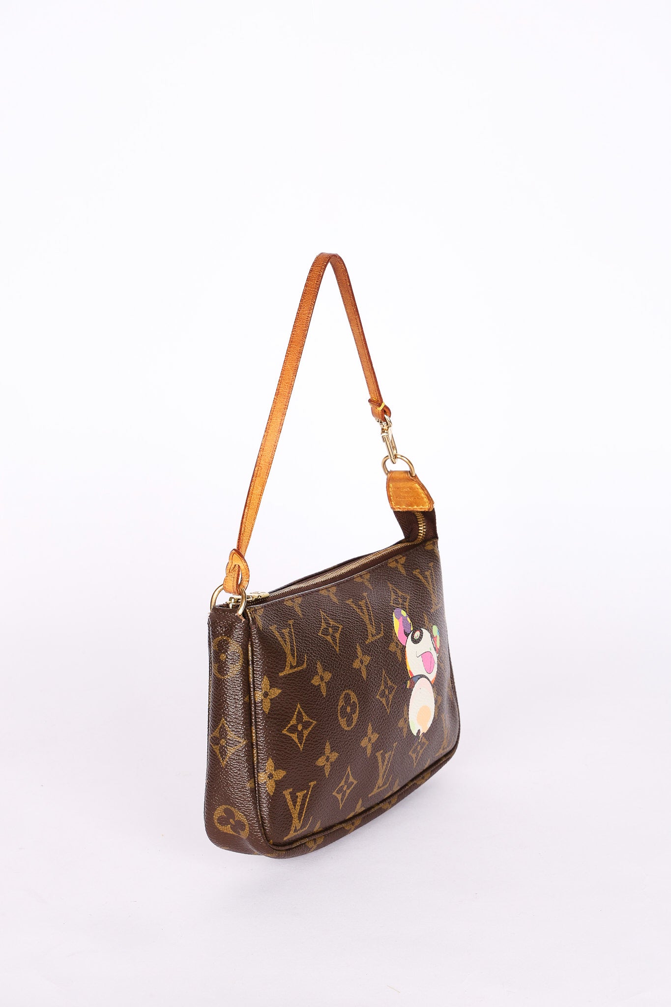 Louis Vuitton x Takashi Murakami Panda Monogram Pochette