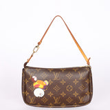 Louis Vuitton x Takashi Murakami Panda Monogram Pochette