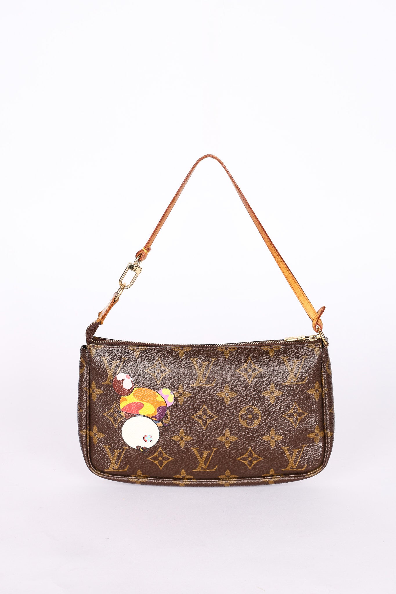 Louis Vuitton x Takashi Murakami Panda Monogram Pochette