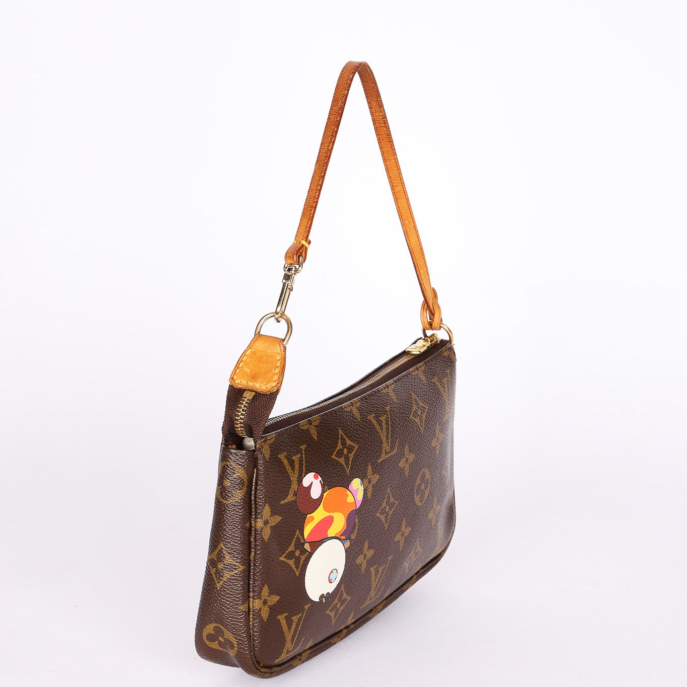 Louis Vuitton x Takashi Murakami Panda Monogram Pochette