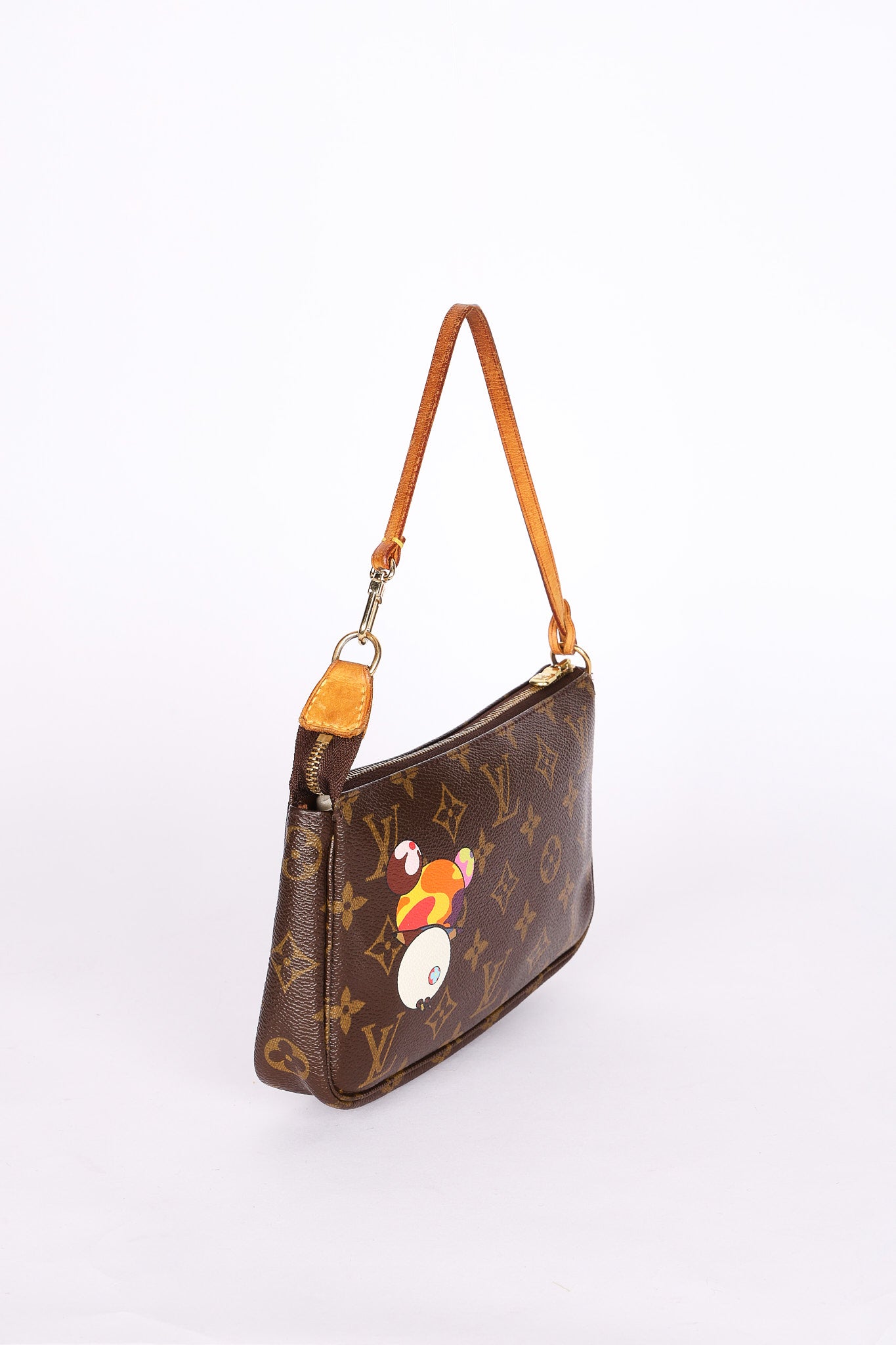 Louis Vuitton x Takashi Murakami Panda Monogram Pochette