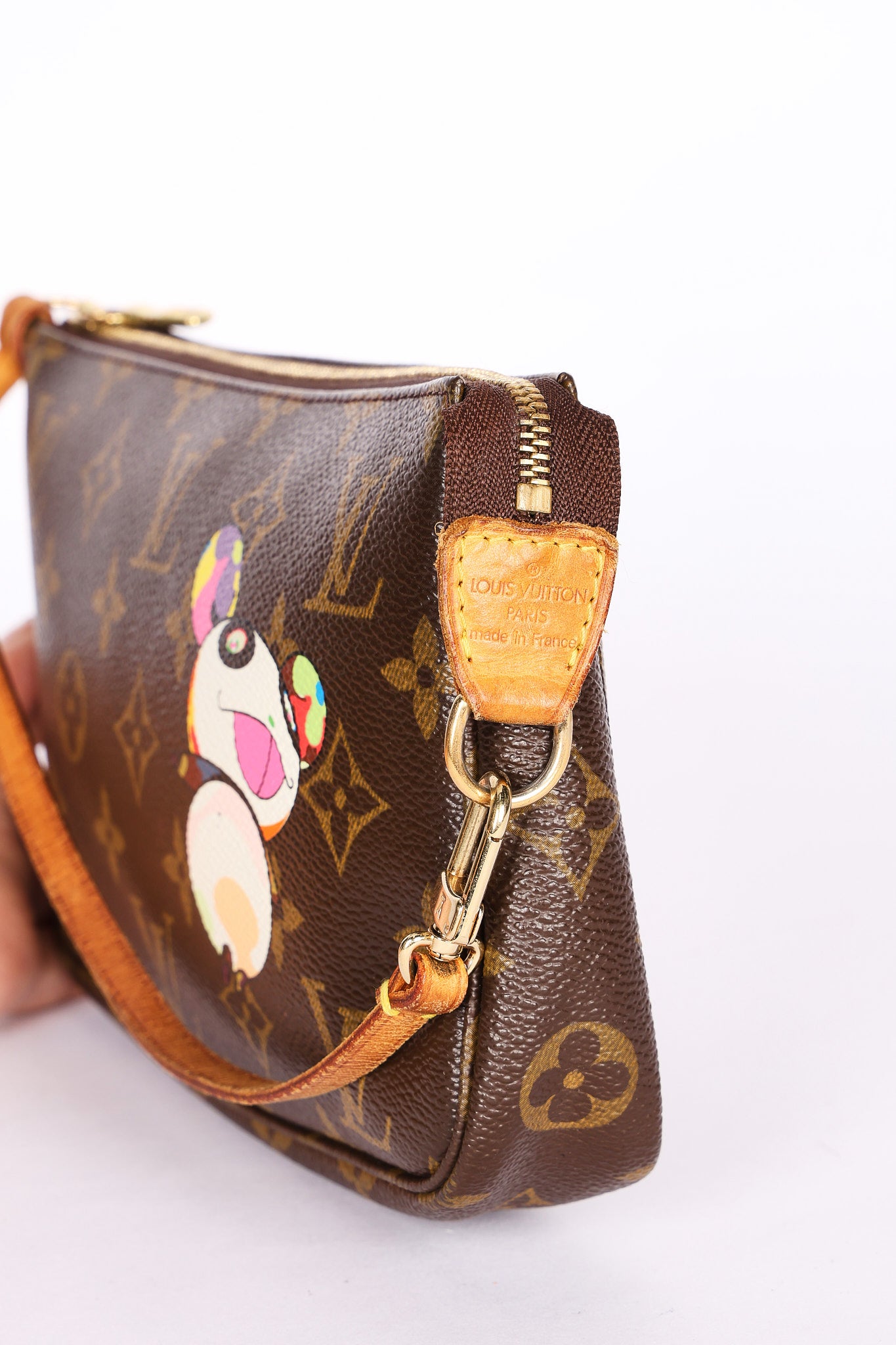 Louis Vuitton x Takashi Murakami Panda Monogram Pochette