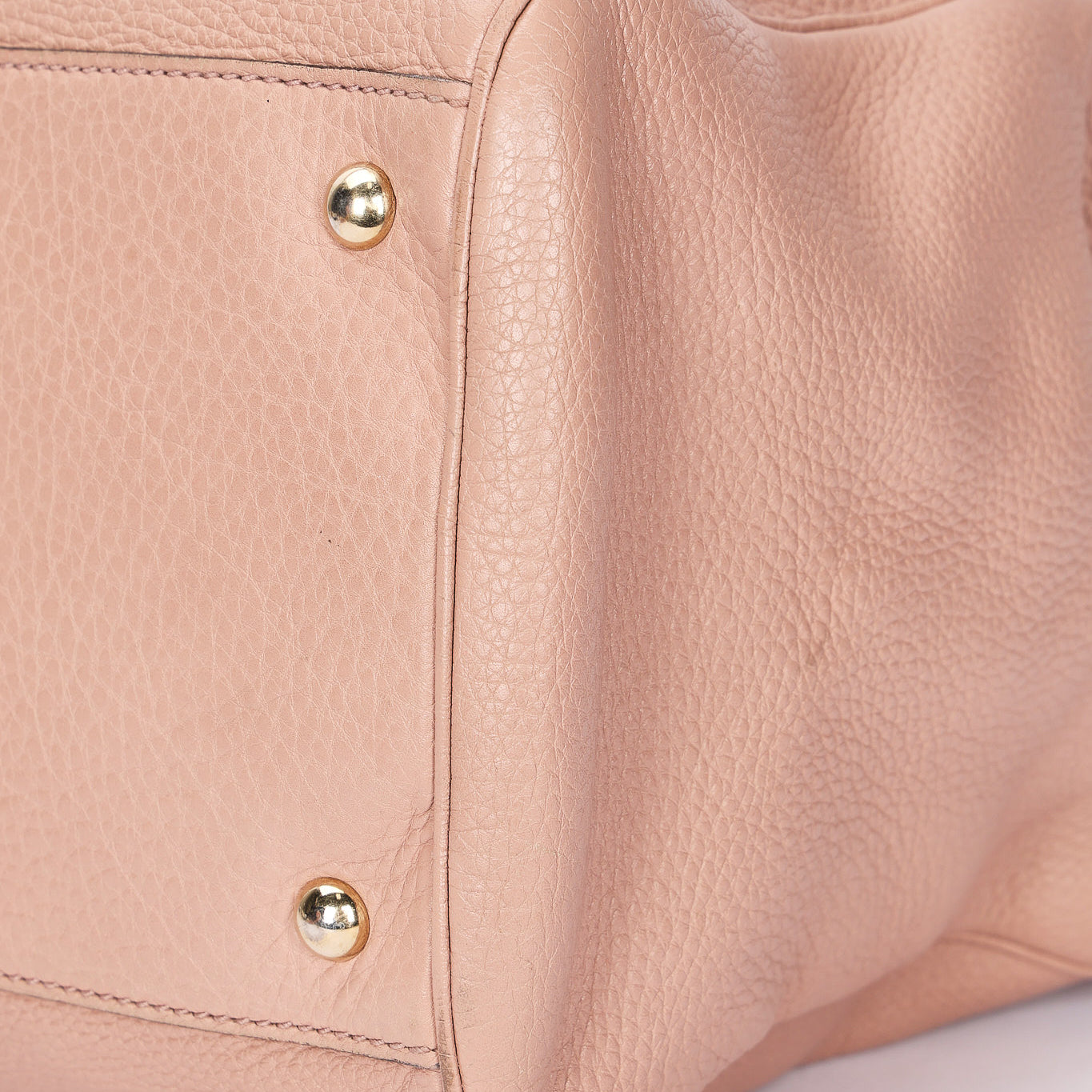 Gucci Large Bamboo Shopper Tote Dusty Pink