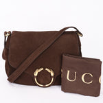 Gucci Bag Brown Suede