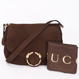 Gucci Bag Brown Suede