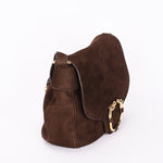 Gucci Bag Brown Suede