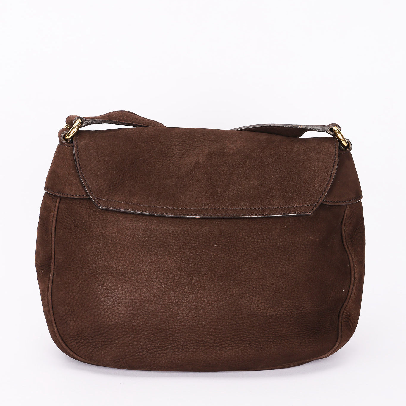 Gucci Bag Brown Suede