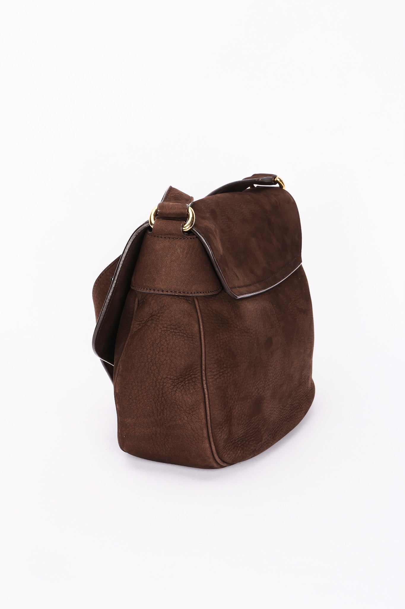 Gucci Bag Brown Suede