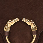 Gucci Bag Brown Suede