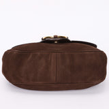 Gucci Bag Brown Suede
