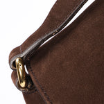 Gucci Bag Brown Suede