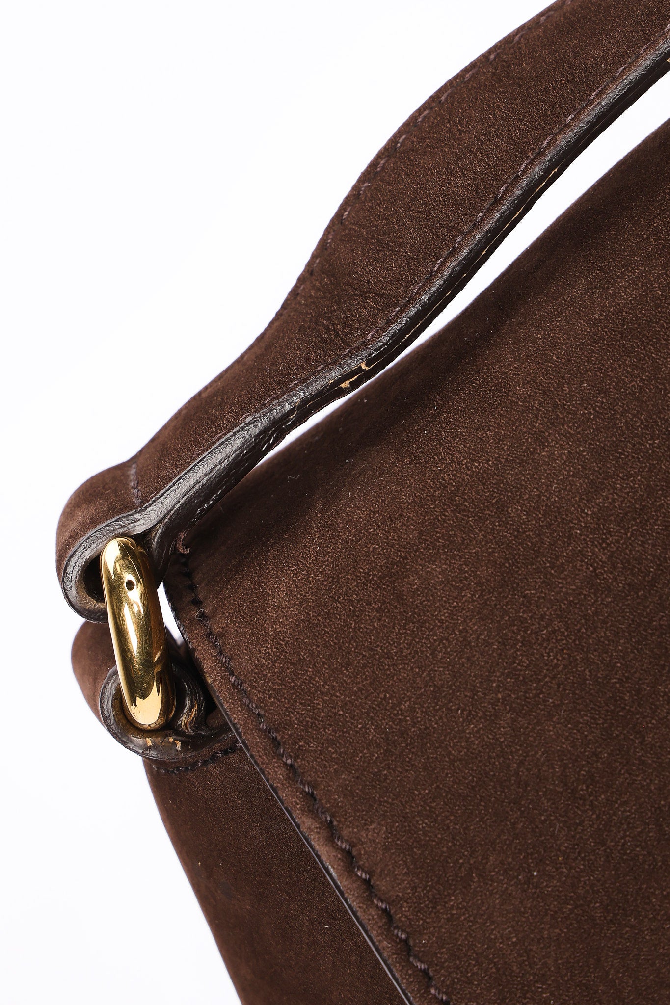 Gucci Bag Brown Suede