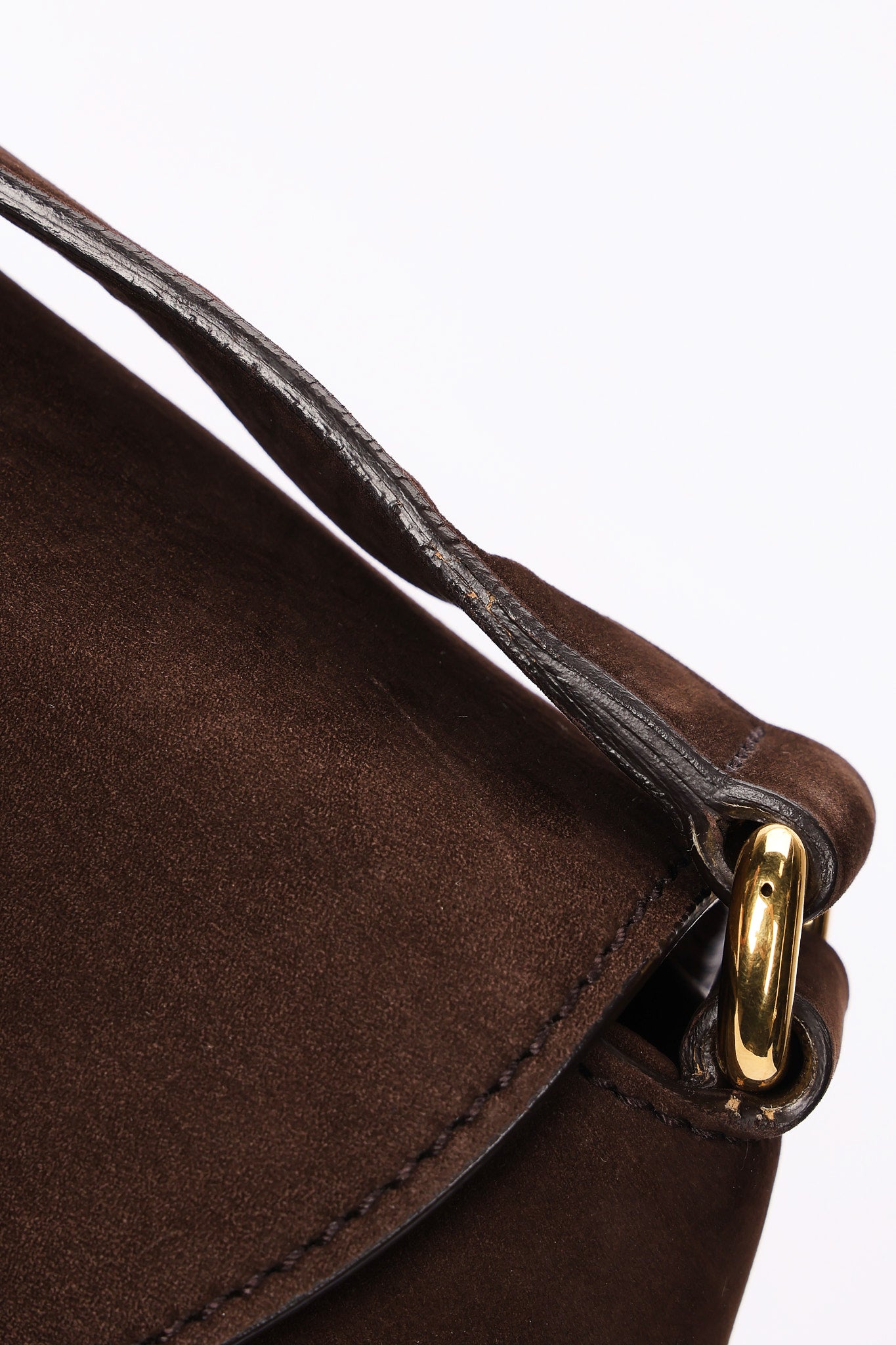 Gucci Bag Brown Suede