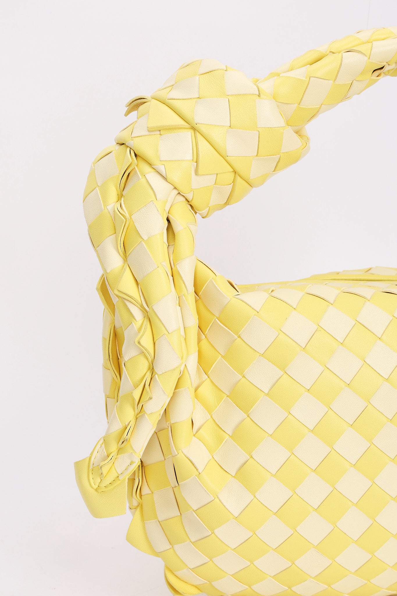Ultra-Rare Bottega Veneta Small Intrecciato Dragon Jodie Hobo Sherbert Yellow
