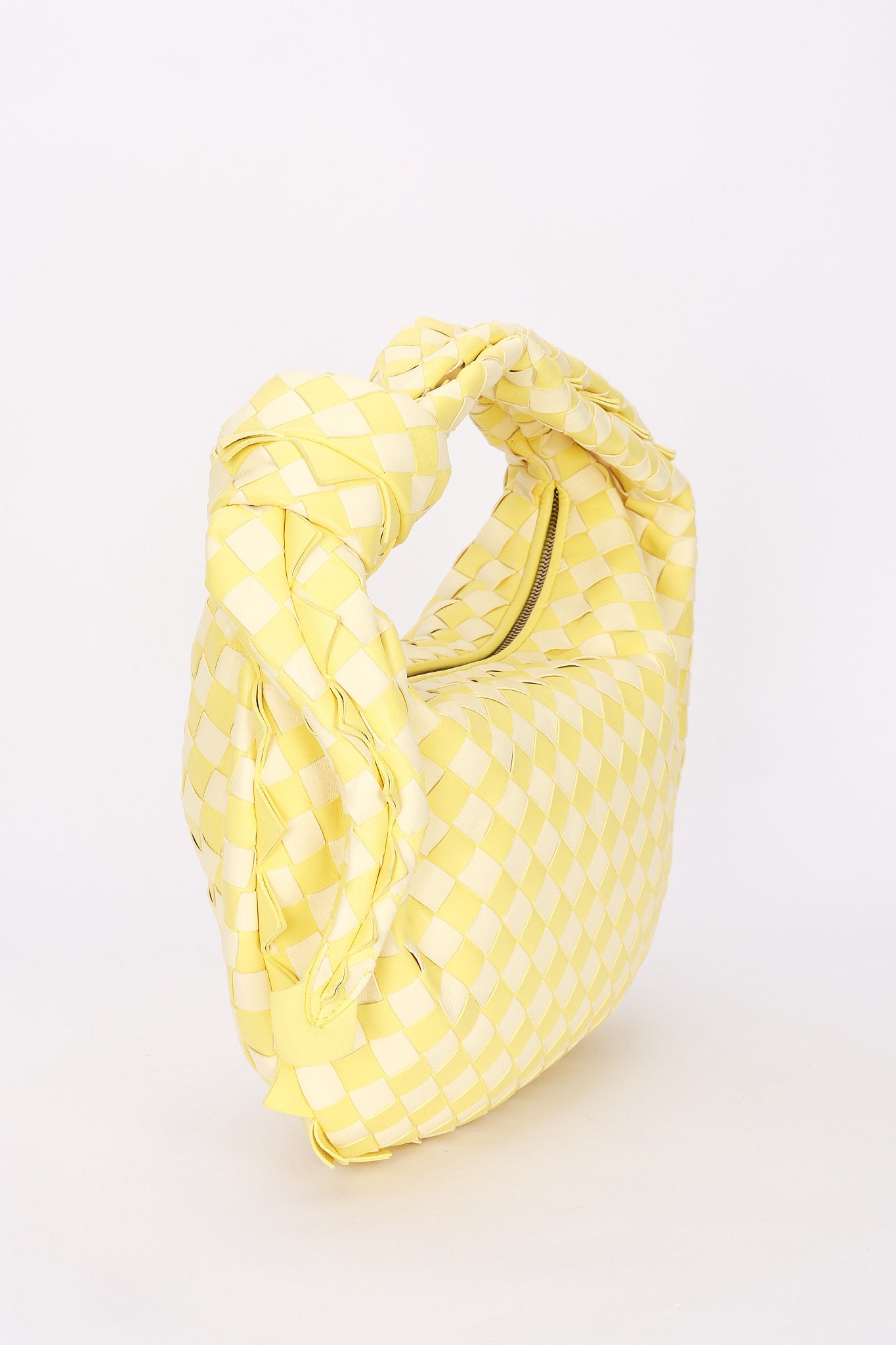 Ultra-Rare Bottega Veneta Small Intrecciato Dragon Jodie Hobo Sherbert Yellow