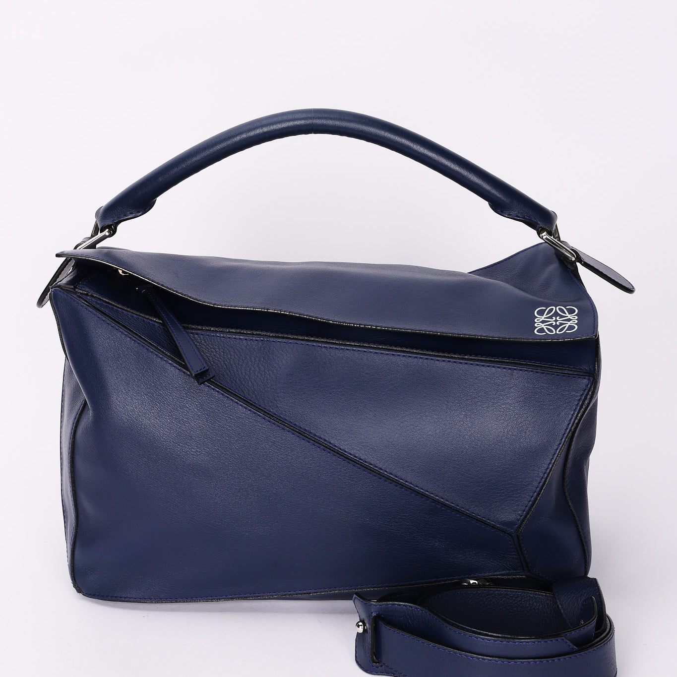 Loewe Large Puzzle Bag Navy