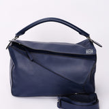 Loewe Large Puzzle Bag Navy