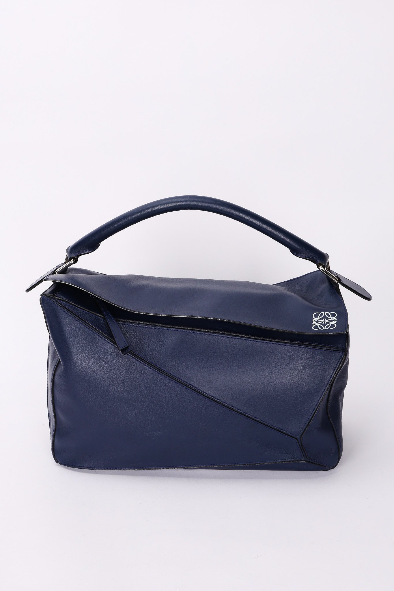 Loewe Large Puzzle Bag Navy
