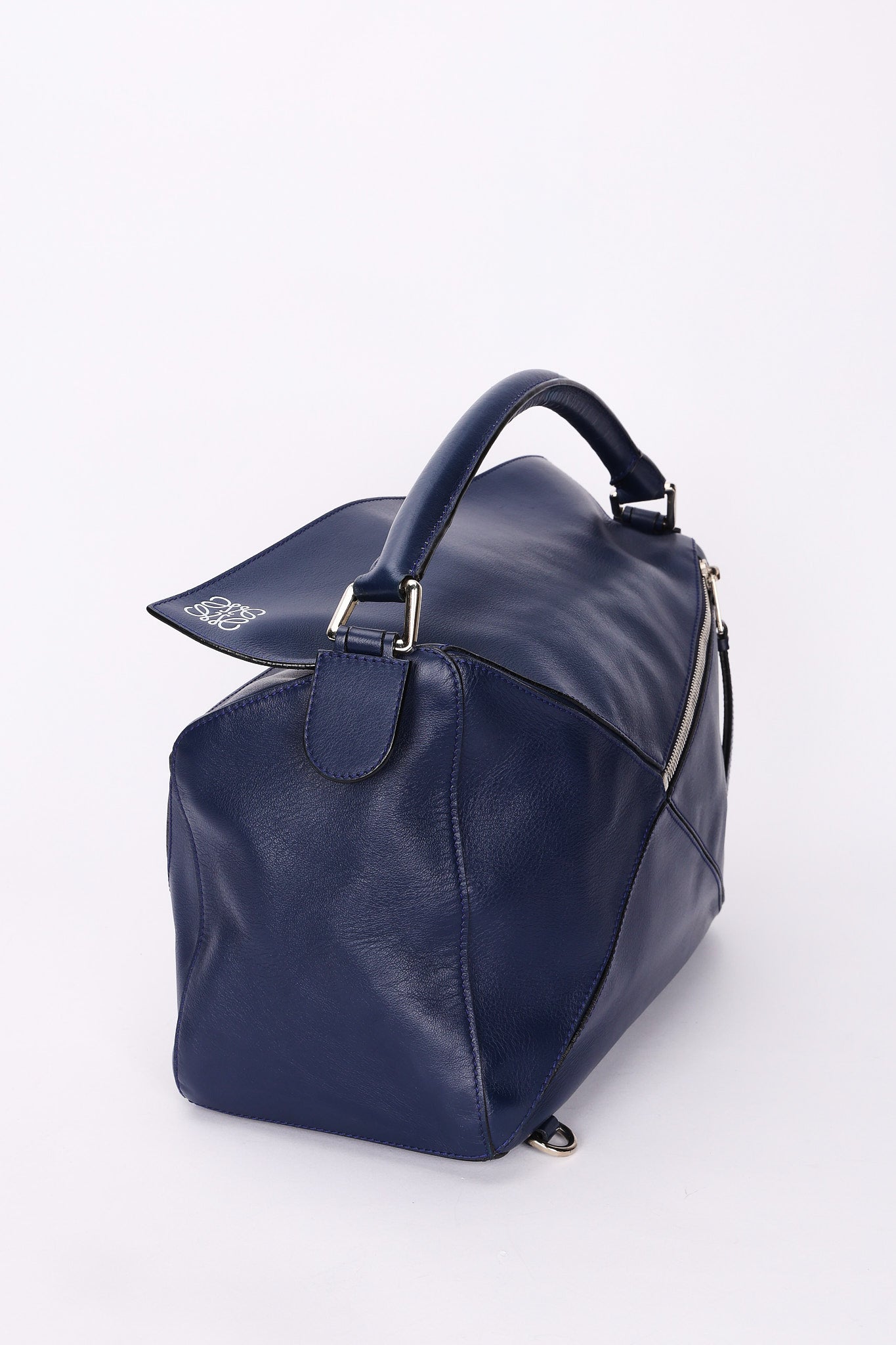 Loewe Large Puzzle Bag Navy