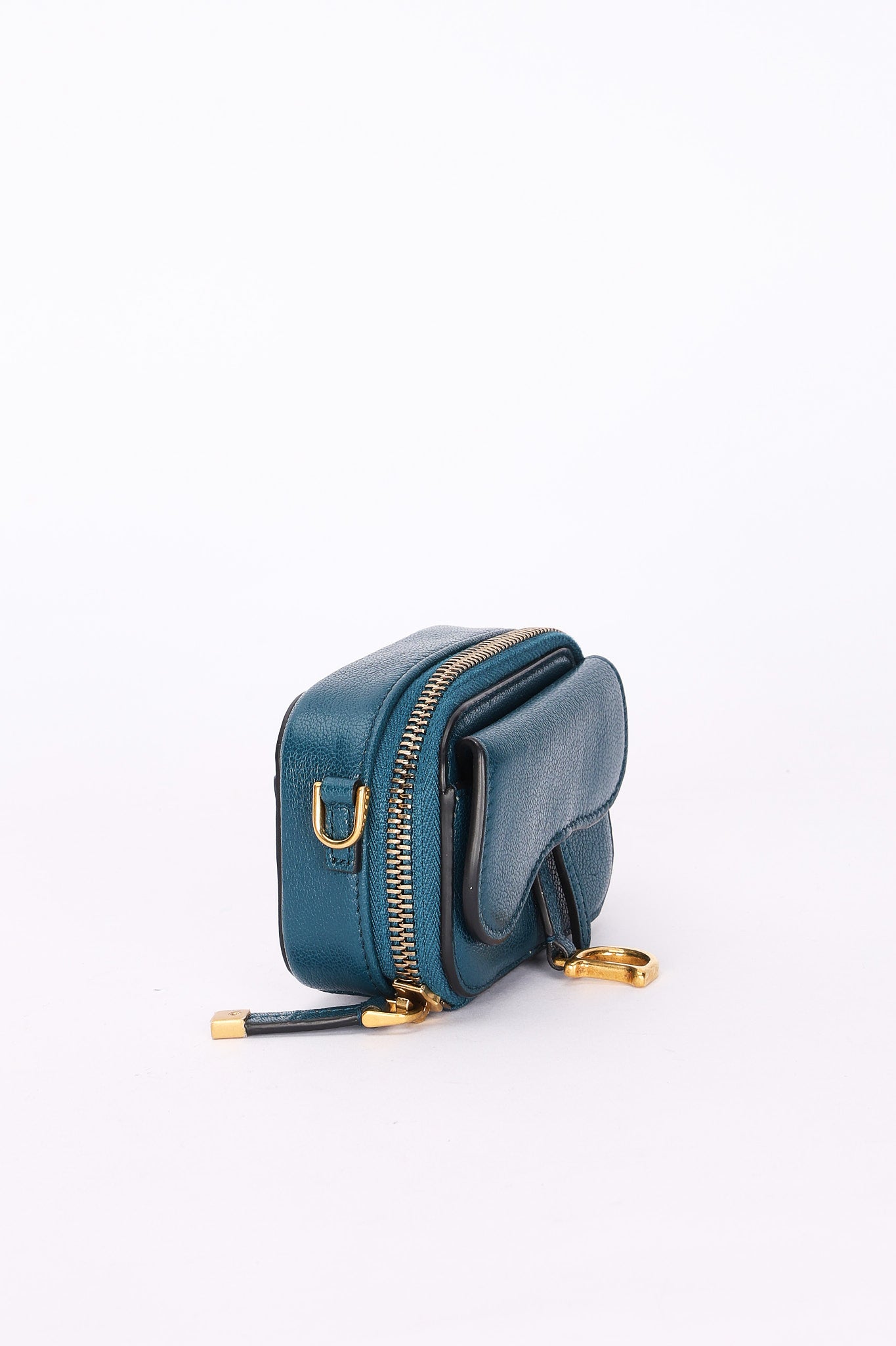 Dior Mini Saddle Flap Pouch with Strap