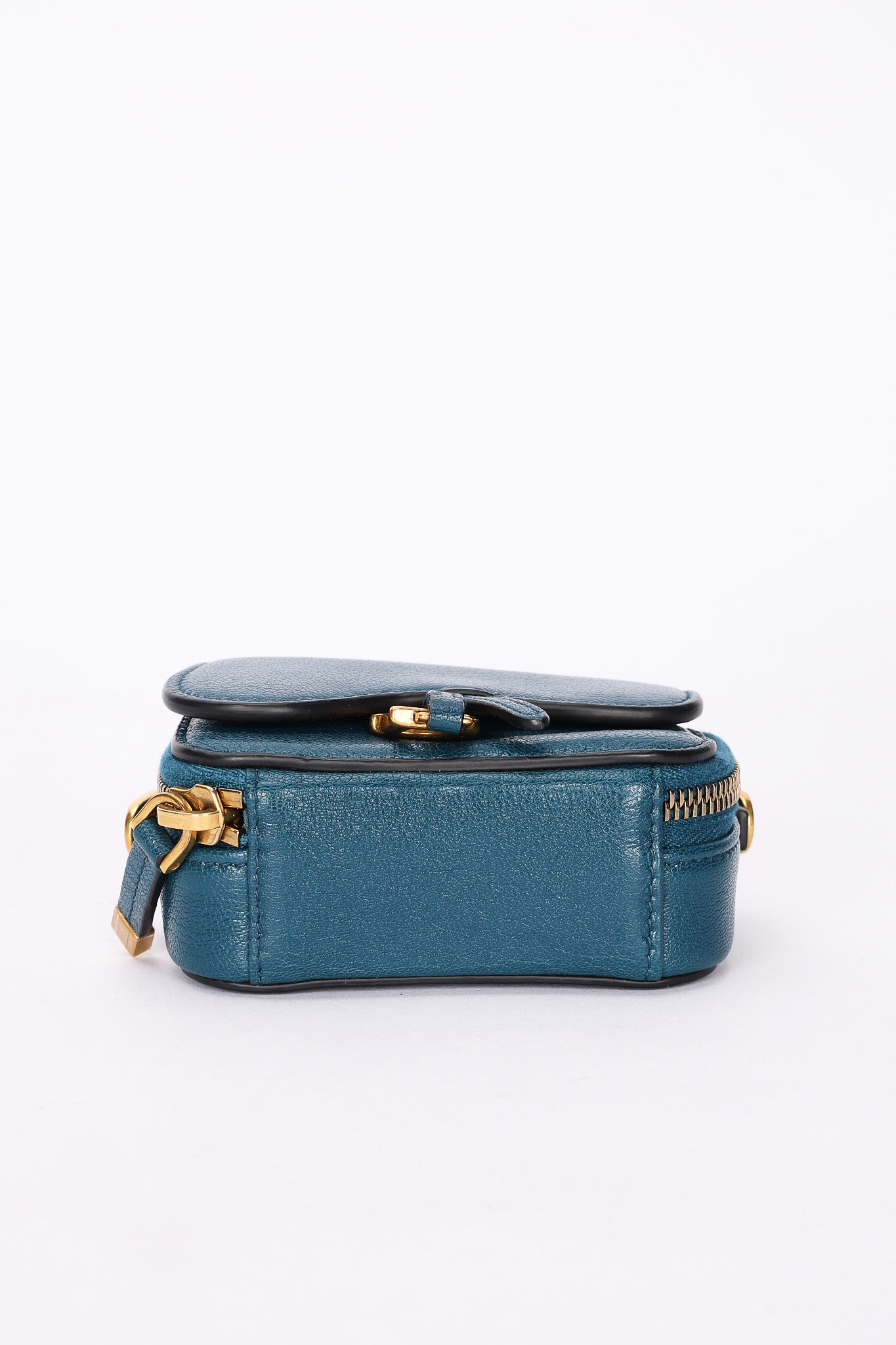 Dior Mini Saddle Flap Pouch with Strap